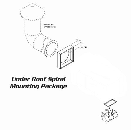 Cambridge Engineering Model #SA250 Ultra High Efficiency Space Heater- Under Roof Kit